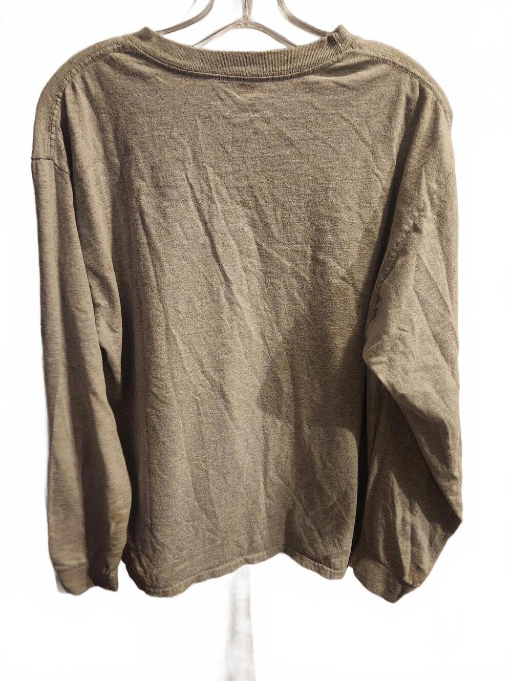 Hanes Comfort Soft Grey Nebraska Huskers Long Sleeve Shirt. Women's Size Large. - Picture 4 of 4